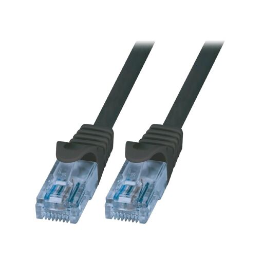 ADNAuto Cat.6a UTP Network Cable - 3m, Black (RJ45 Male)