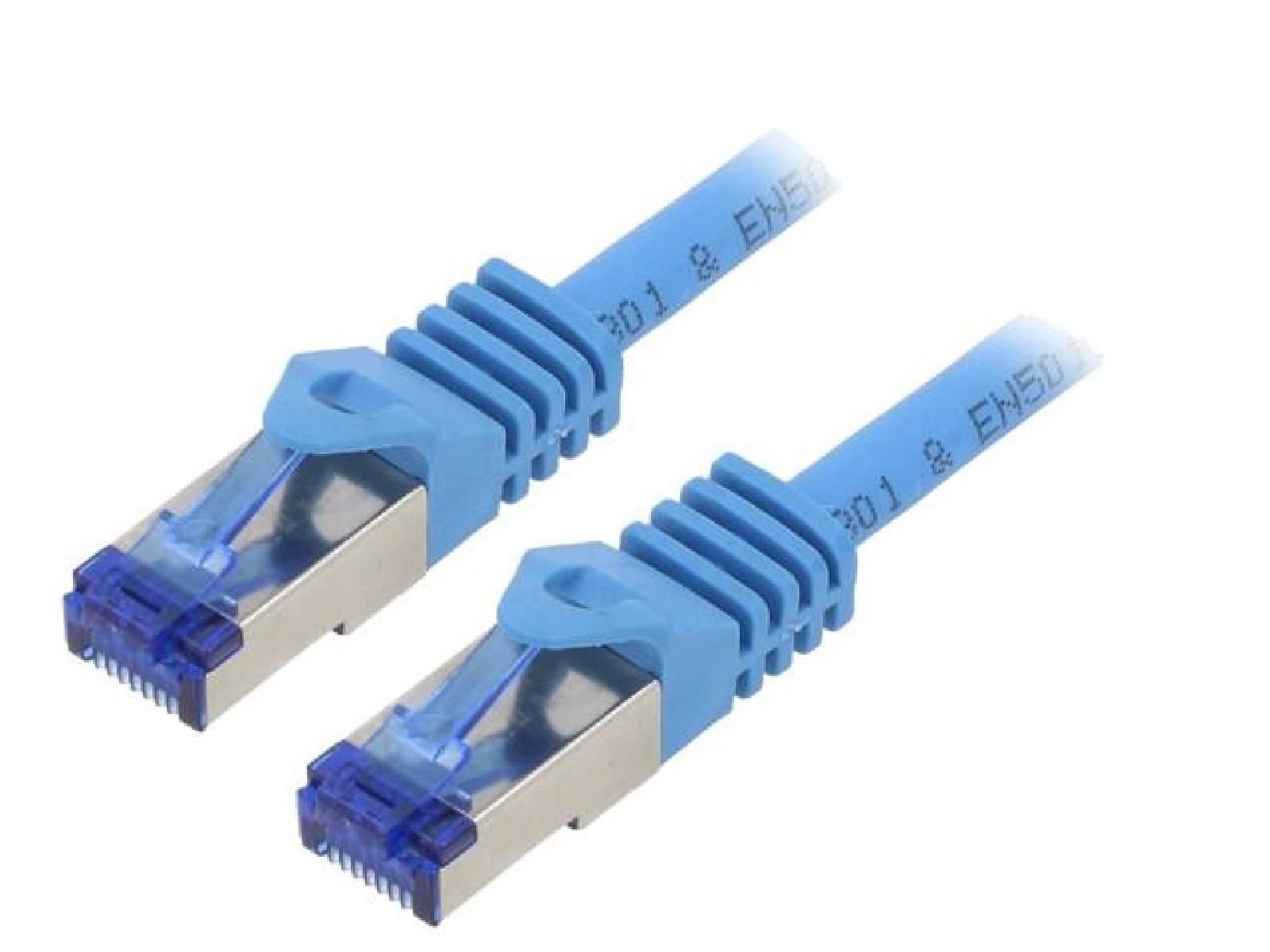 ADNAuto S-FTP Cat.6a Connection Cable - 0.5m Blue