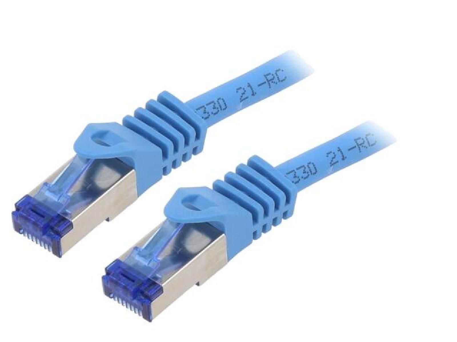 ADNAuto S-FTP Cat.6a Connection Cable - 5m Blue