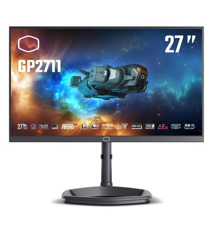Écran Cooler Master Gaming GP2711 27 pouces 2K Ultra HD LED