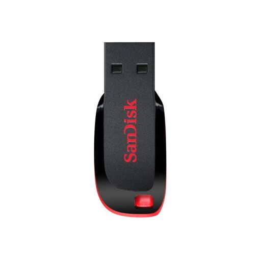 Unidad USB Sandisk Cruzer Blade - 16 GB - USB 2.0 - Verde Eléctrico