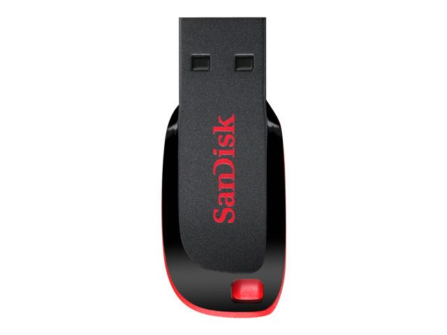Unidad USB Sandisk Cruzer Blade - 16 GB - USB 2.0 - Verde Eléctrico