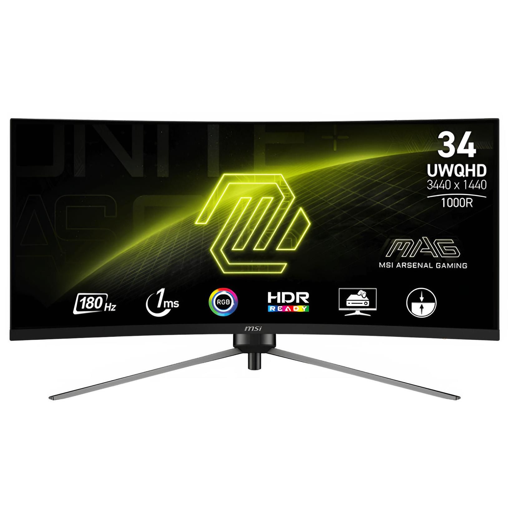 MSI 345CQR 34" 180Hz UltraWide Dual Quad HD Monitor