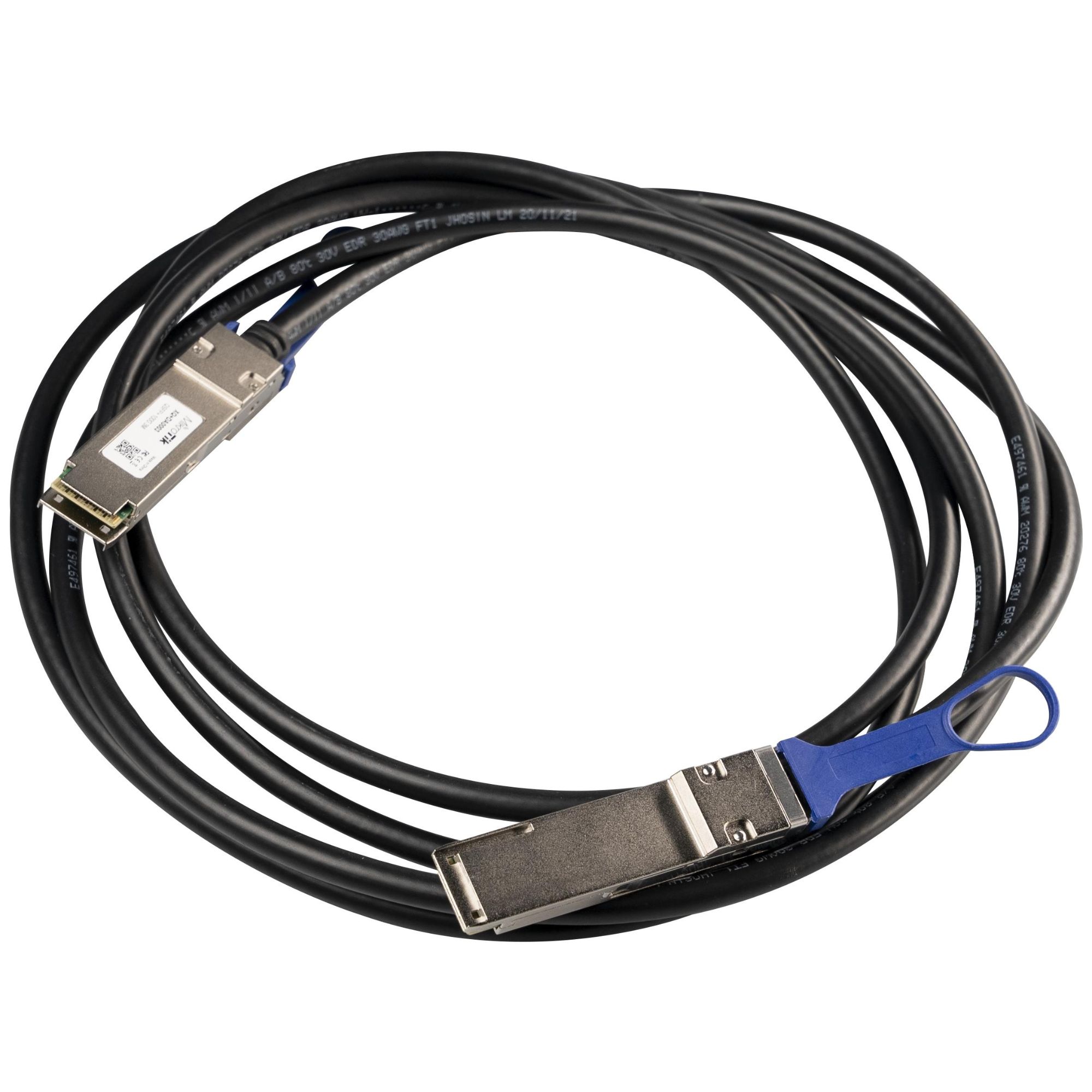 Mikrotik QSFP+ to QSFP+ / QSFP28 to QSFP28 Cable, 3 m Black