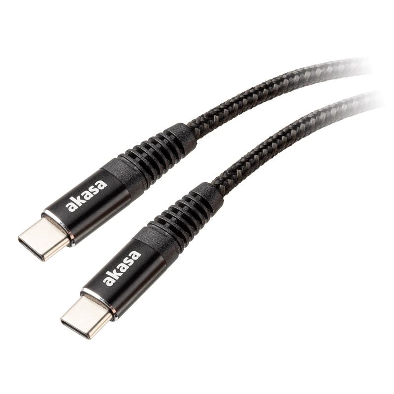 Câble Akasa 100W PD USB-C vers USB-C - Noir