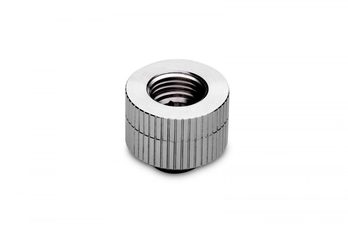 EKWB Nickel Water Block with 1/4' Threads - 2.3 cm Diameter, 14 mm Height
