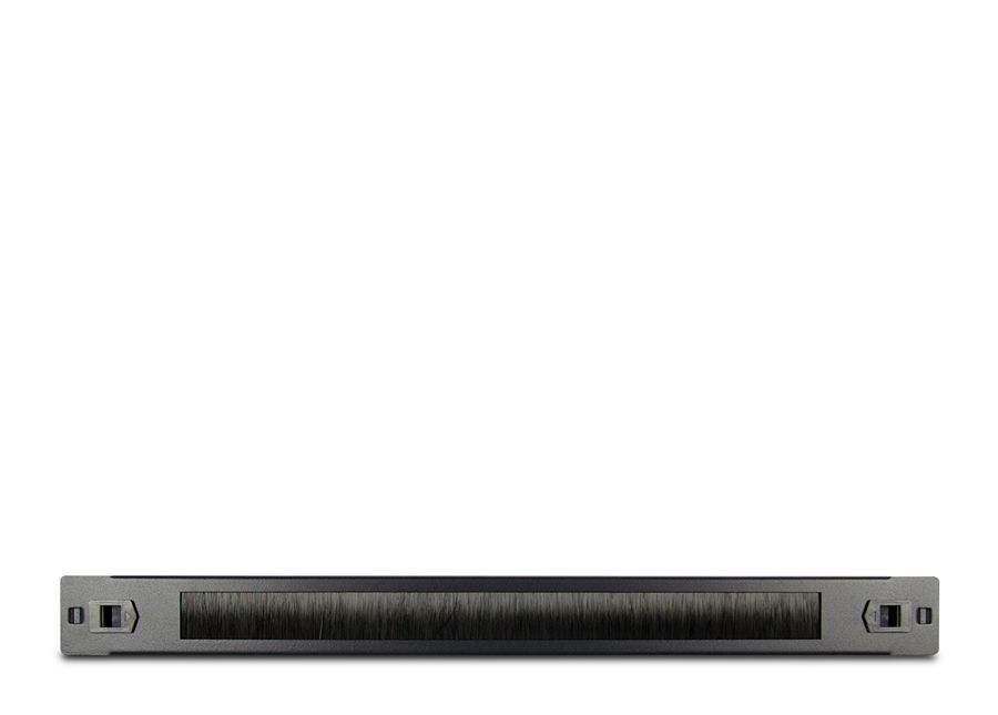Système de gestion de câbles Inter-Tech - Noir, 1U, Largeur 44 mm, Profondeur 482 mm, Hauteur 15 mm, 50 pièces