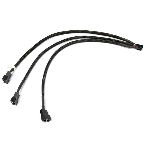 Spliteur Watercool 4 ventilateurs PWM, Noir - 30 cm