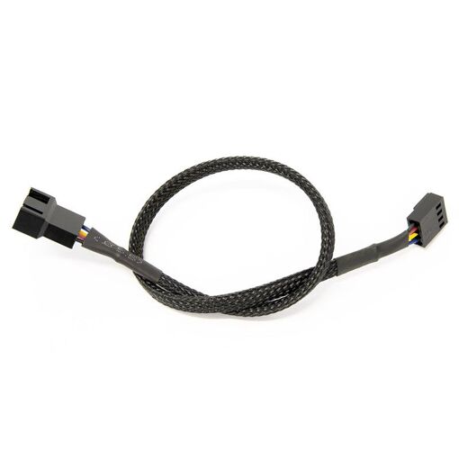 Extension Watercool 4 broches PWM, Noir - 30 cm