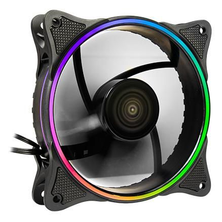 Inter-Tech Computer Cooling System Case Fan 12cm Black