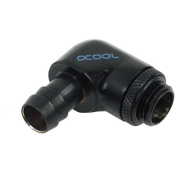 Alphacool Black Fitting for Computer Cooling Systems