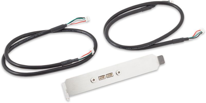 Aqua Computer Cooling Kit (Black, Stainless Steel)