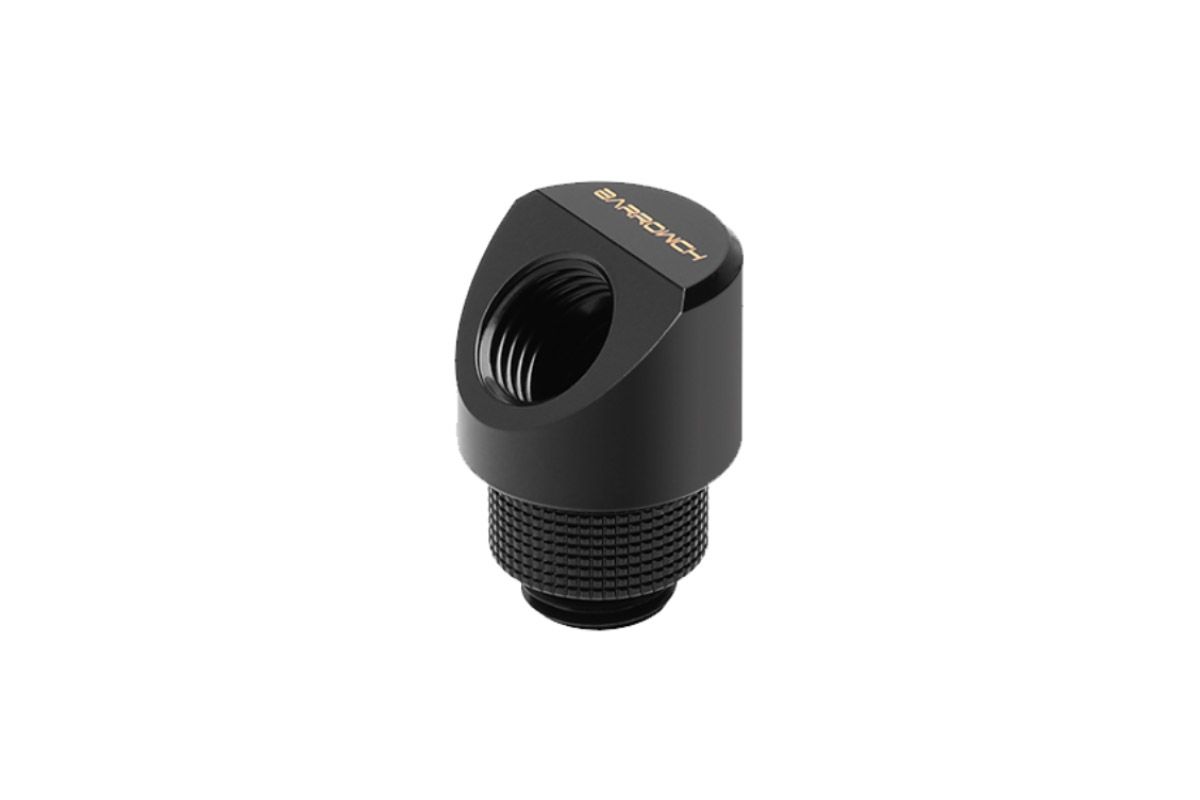 Barrowch 45-Degree Rotary Angle Adapter - Black