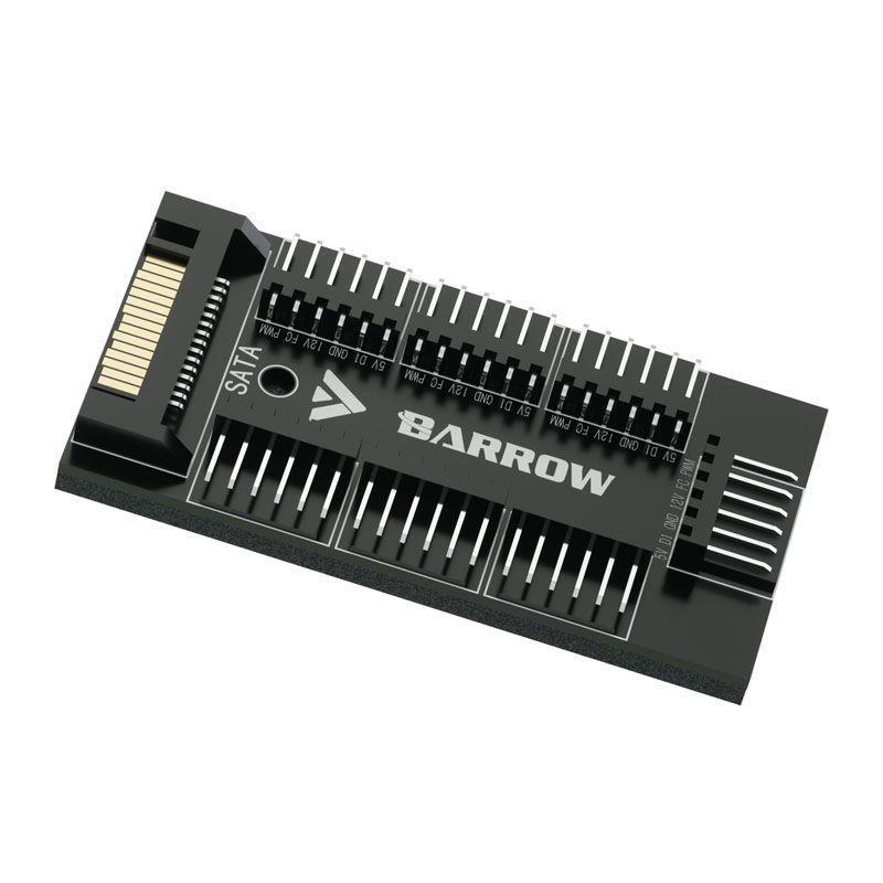 Barrow Lüfter RGB Hub (Size: 120mm, Color: Black, Capacity: N/A)