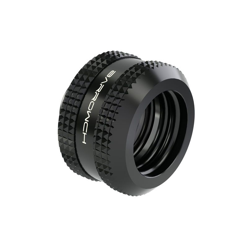 Barrow 14mm Hardtube Fitting with G1/4-inch Connection, Black