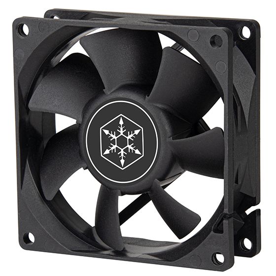 Silverstone FN80 8cm PC Case Fan, Black