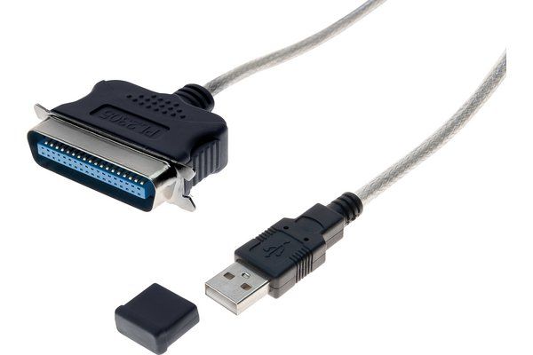 DACOMEX USB to C36 Parallel Printer Cable - 1.8m