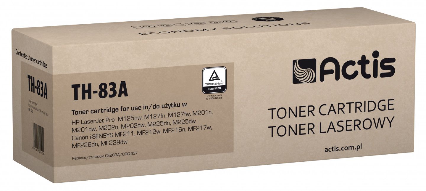 Actis TH-83A Toner Cartridge (HP 83A Replacement, Canon CRG-737)