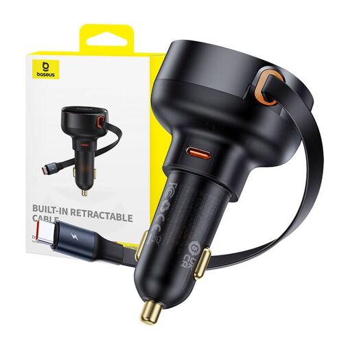 Cargador para coche Baseus Enjoyment Pro (60W, Negro)