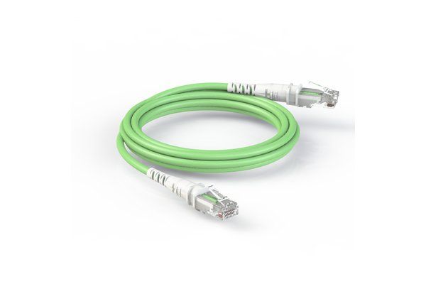 PatchSee Cat6a RJ45 Patch Cable U/UTP Lime - 2.7m
