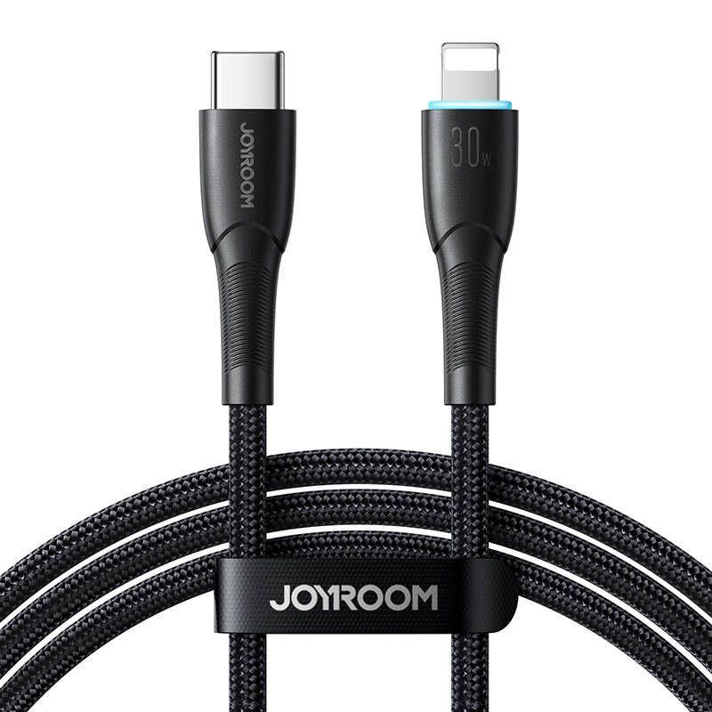 Joyroom Starry USB-C to Lightning Cable, 30W, 1m, Black