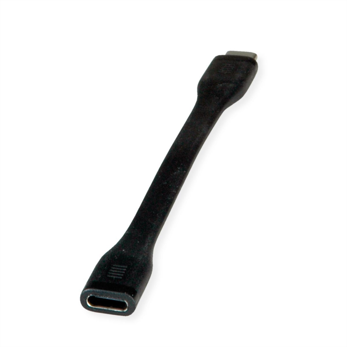Roline USB-C Cable 0.115m, USB4 Gen 3x2, Black