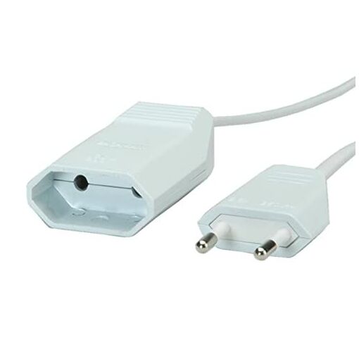 Câble d'extension Euro Bachmann 230V/16A, 3m, Blanc
