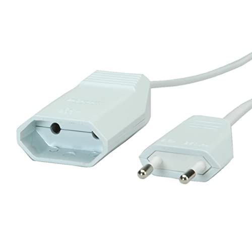 Bachmann 230V/16A Euro Extension Cord, 3m, White