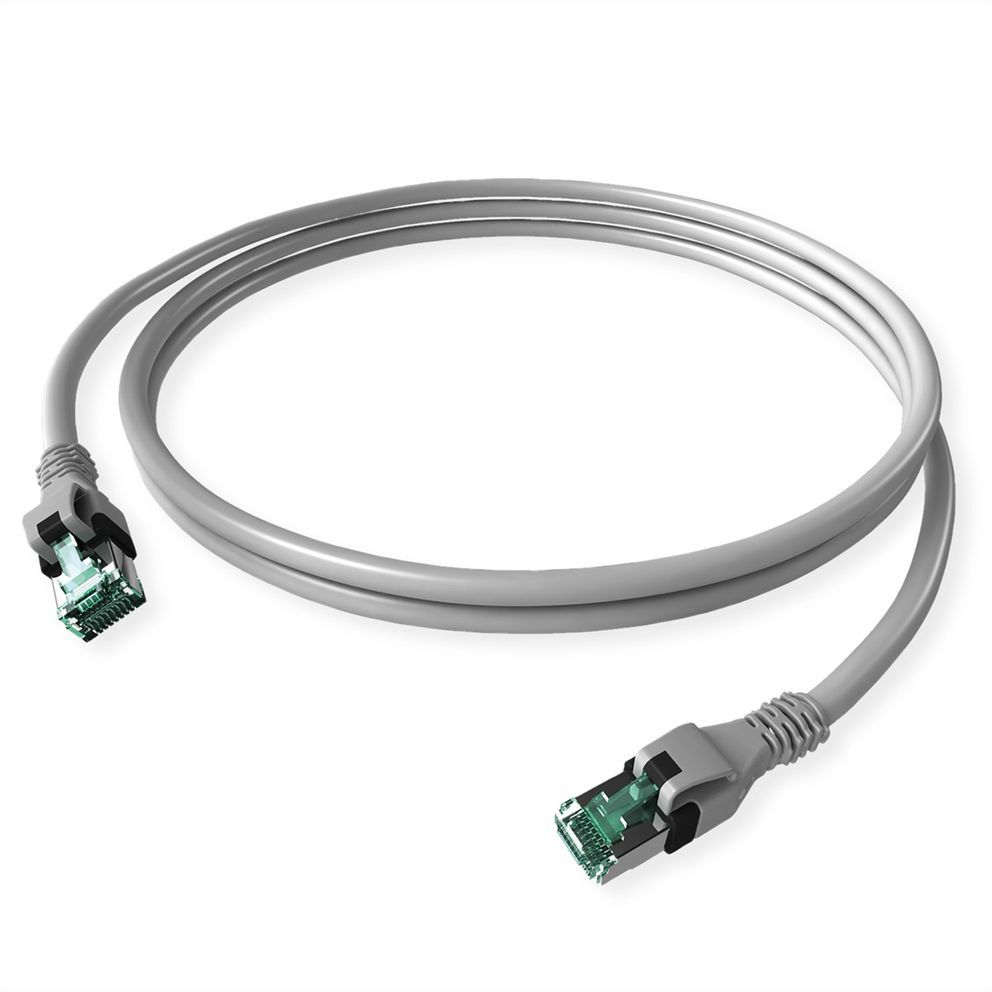 Sacon DualBoot Cat6a Network Cable 1m Grey