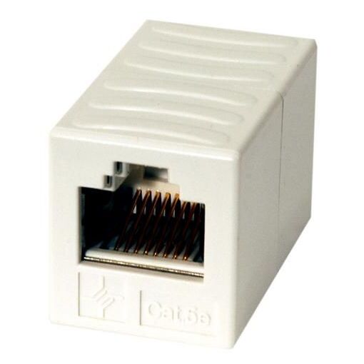 Cambiador de género de cable Telegärtner RJ45 blanco