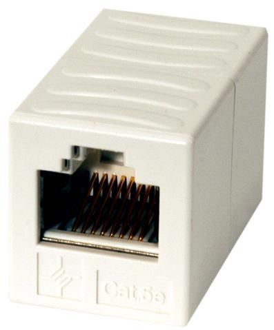 Cambiador de género de cable Telegärtner RJ45 blanco