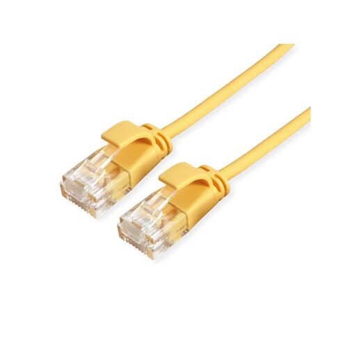 Roline Green Cat6a U/UTP Network Cable, 1.5m Yellow