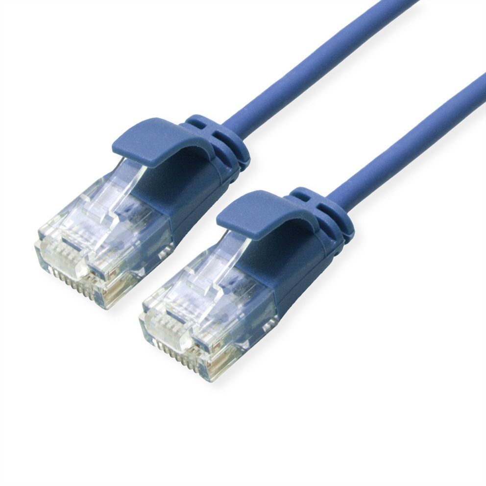 Cable de red Roline Azul Cat6a U/UTP, 5 m, Marca: Verde Roline