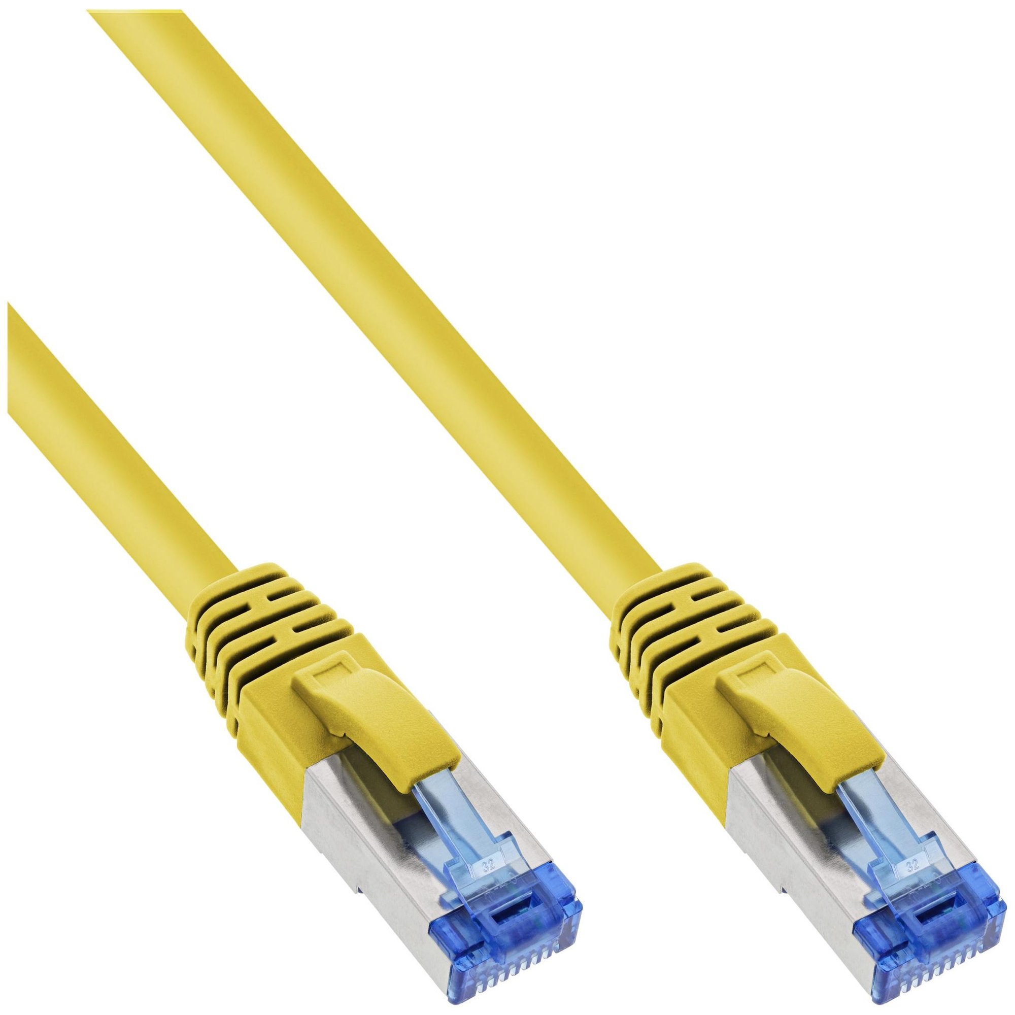 InLine Yellow Network Cable 0.5m Cat6a S/FTP (S-STP)
