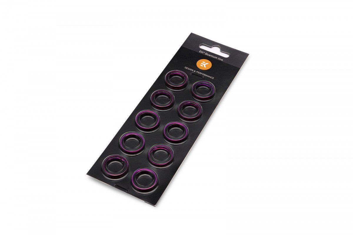 Ek Water Blocks Quantum Torque Color Ring - 10 Pack (STC 12/16)