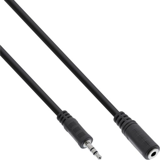 Cable de audio InLine 3,5 mm 5 m (Negro)