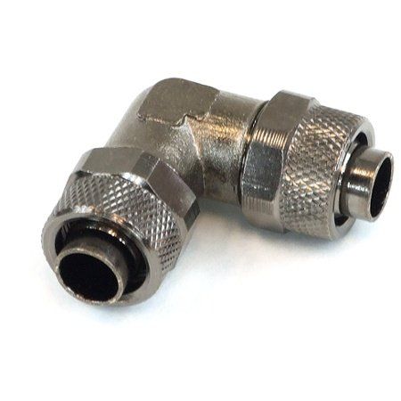 90 Degree Adapter 13/10mm to 13/10mm - Nickel Black
