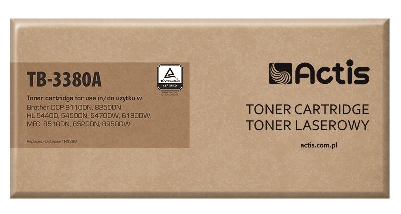 Actis Black Toner Cartridge TB-3380A (Brother TN-3380 Replacement)
