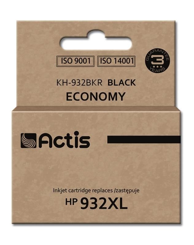 Actis Black Ink Cartridge KH-932BKR (HP 932XL CN053AE Alternative; Standard; 30ml)