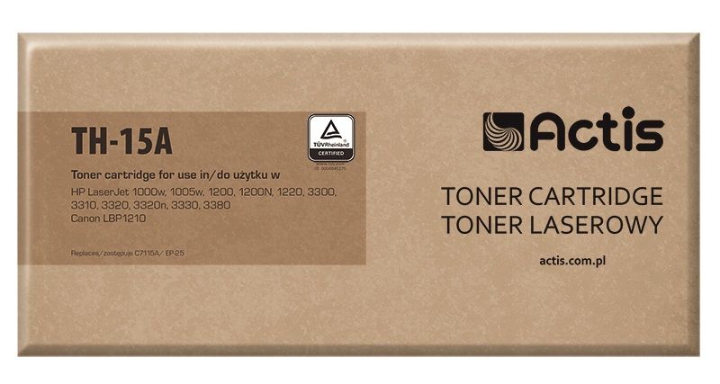 Actis TH-15A Toner Cartridge (HP 15A C7115A, Canon EP-25 Equivalent)
