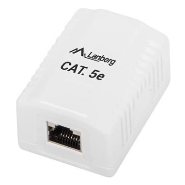 Lanberg Network Junction Box Cat5e, White