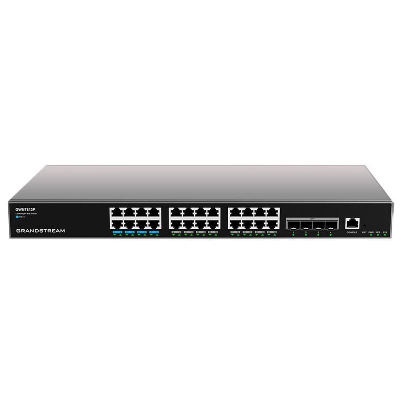 Grandstream GWN7813P Managed Gigabit Ethernet Switch (PoE) - Gray