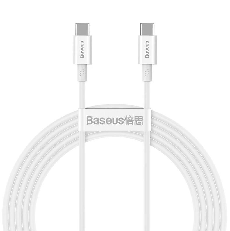 Baseus Superior USB Cable 1m USB 2.0 C White