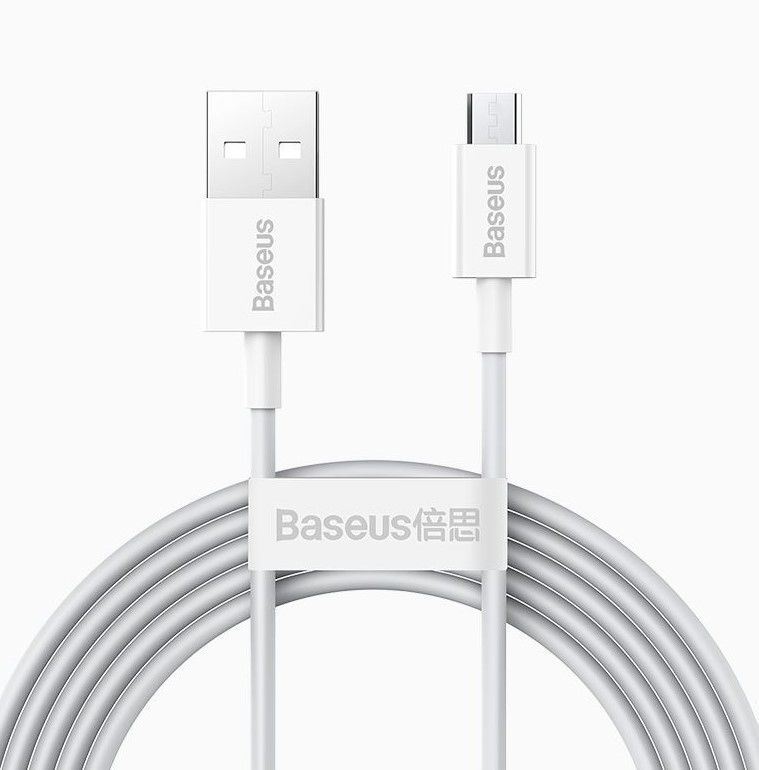 Baseus Superior USB Cable 2m A to Micro-USB A White