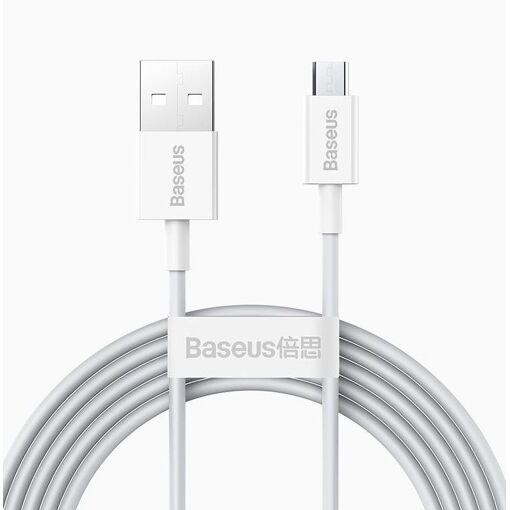 Baseus Superior USB Cable 2m A to Micro-USB A White