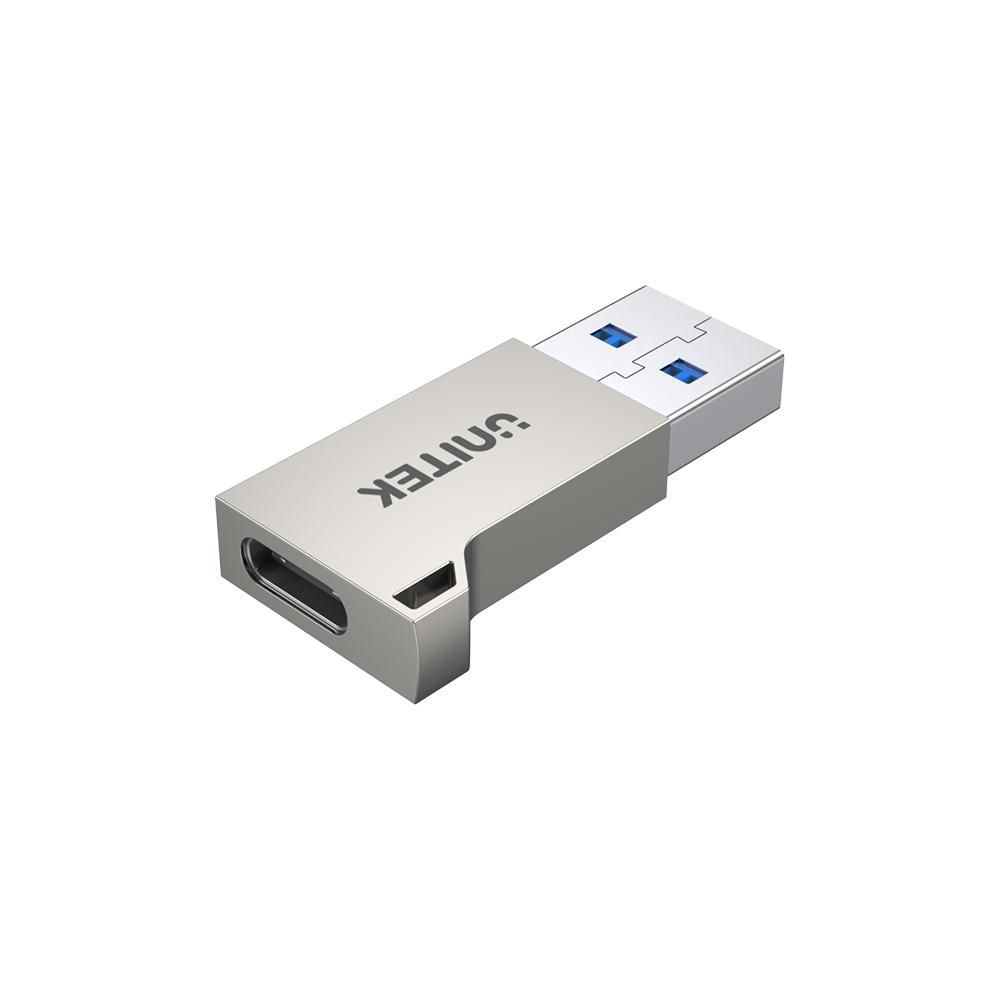 Convertidor Unitek A1034NI para cambio de género de cable, plata