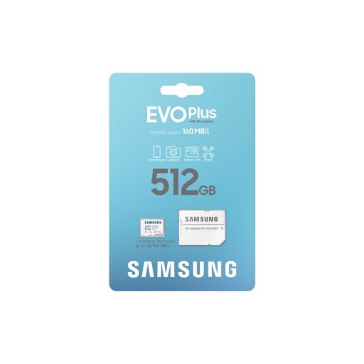 Samsung Evo Plus 512GB microSD SDXC Memory Card - Class 10