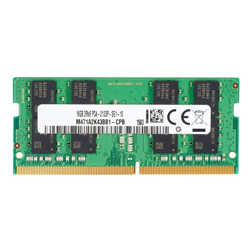 Módulo HP DDR4 16GB - 2400MHz / PC4-19200 - CL17 - Memoria registrada ECC
