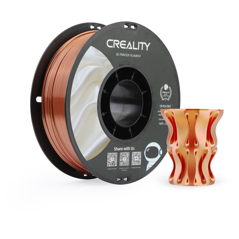 Creality 3D Silk Copper Filament, Red - 1kg