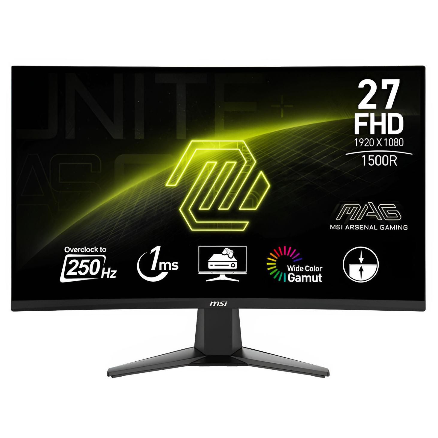 Monitor de juego MSI MAG 27C6X de 27 pulgadas